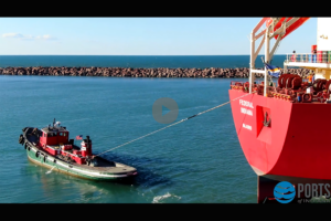 Check out this fantastic video of the Federal Indiana arriving at Burns Harbor!